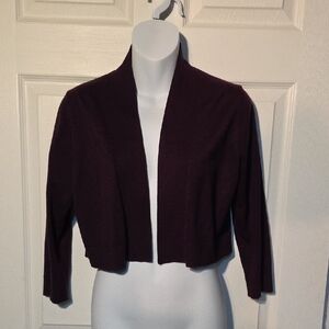 Calvin Klein Elegant Purple Women's Cropped Sweater